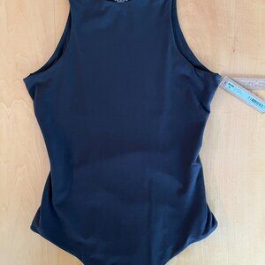 NWT SKIMS Fits Everybody High Neck Bodysuit - Size Small S, Black